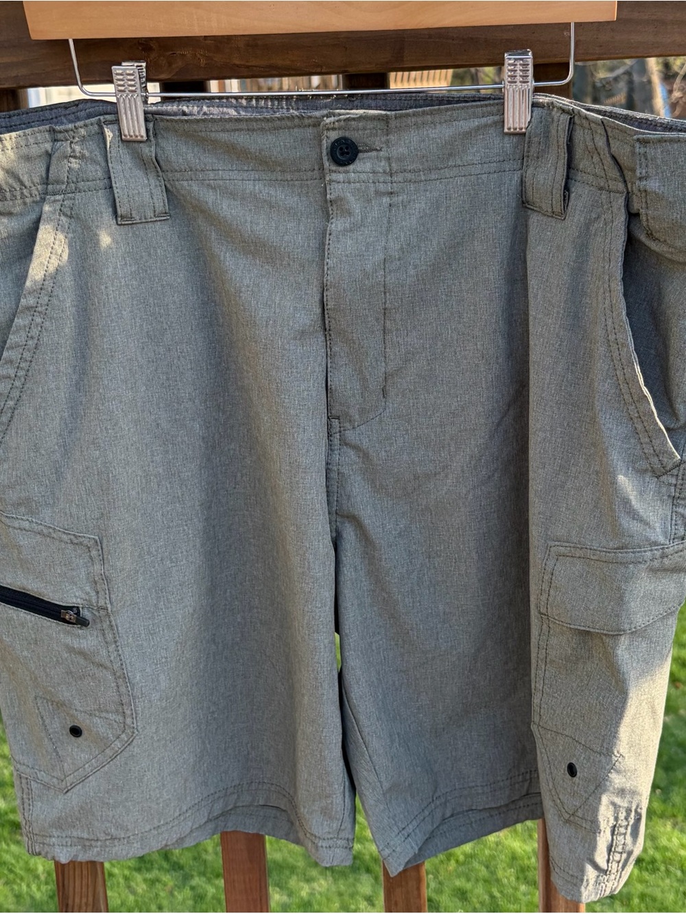 Denali Men's Cargo Shorts in Olive Green - Lightweight Utility Style